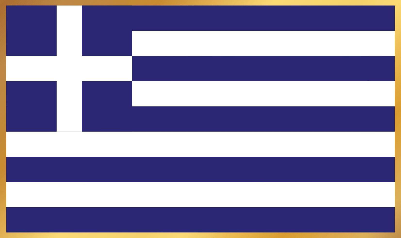 bandeira da grécia, ilustração vetorial vetor