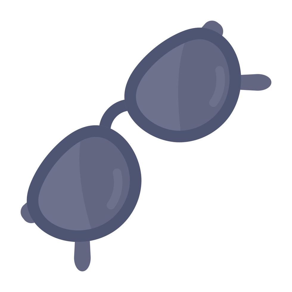 um estilo de ícone de óculos em estilo moderno simples vetor