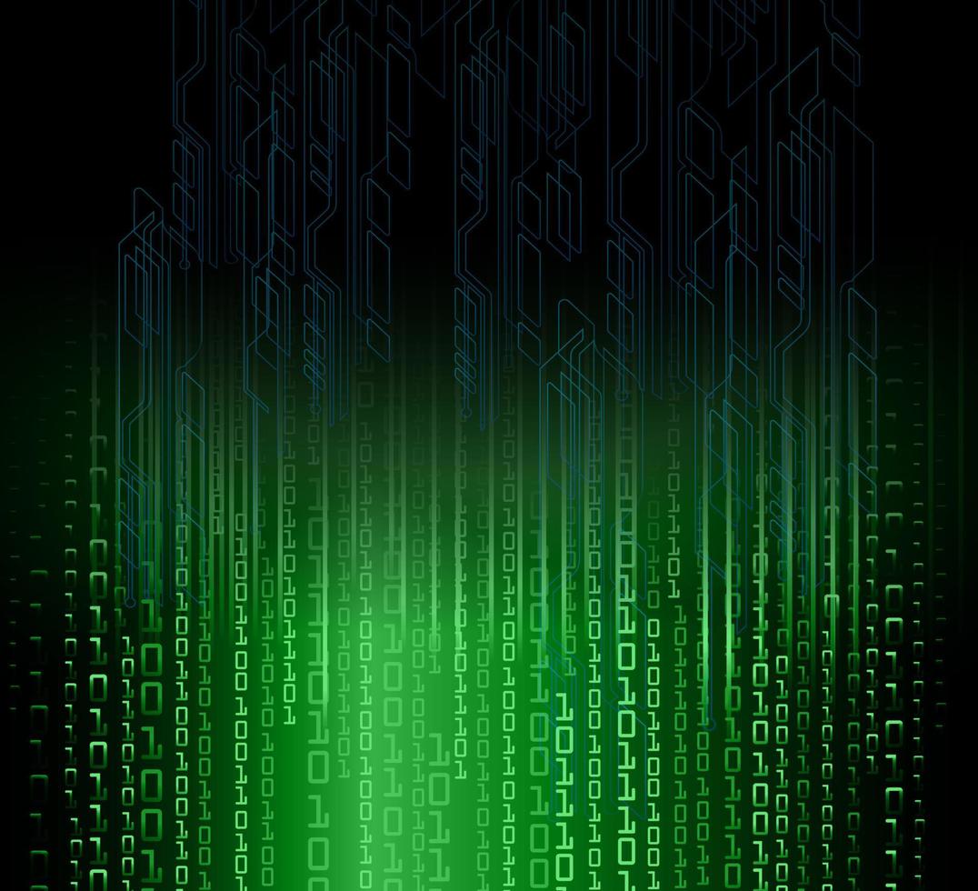 fundo de conceito de tecnologia futura de circuito cibernético vetor