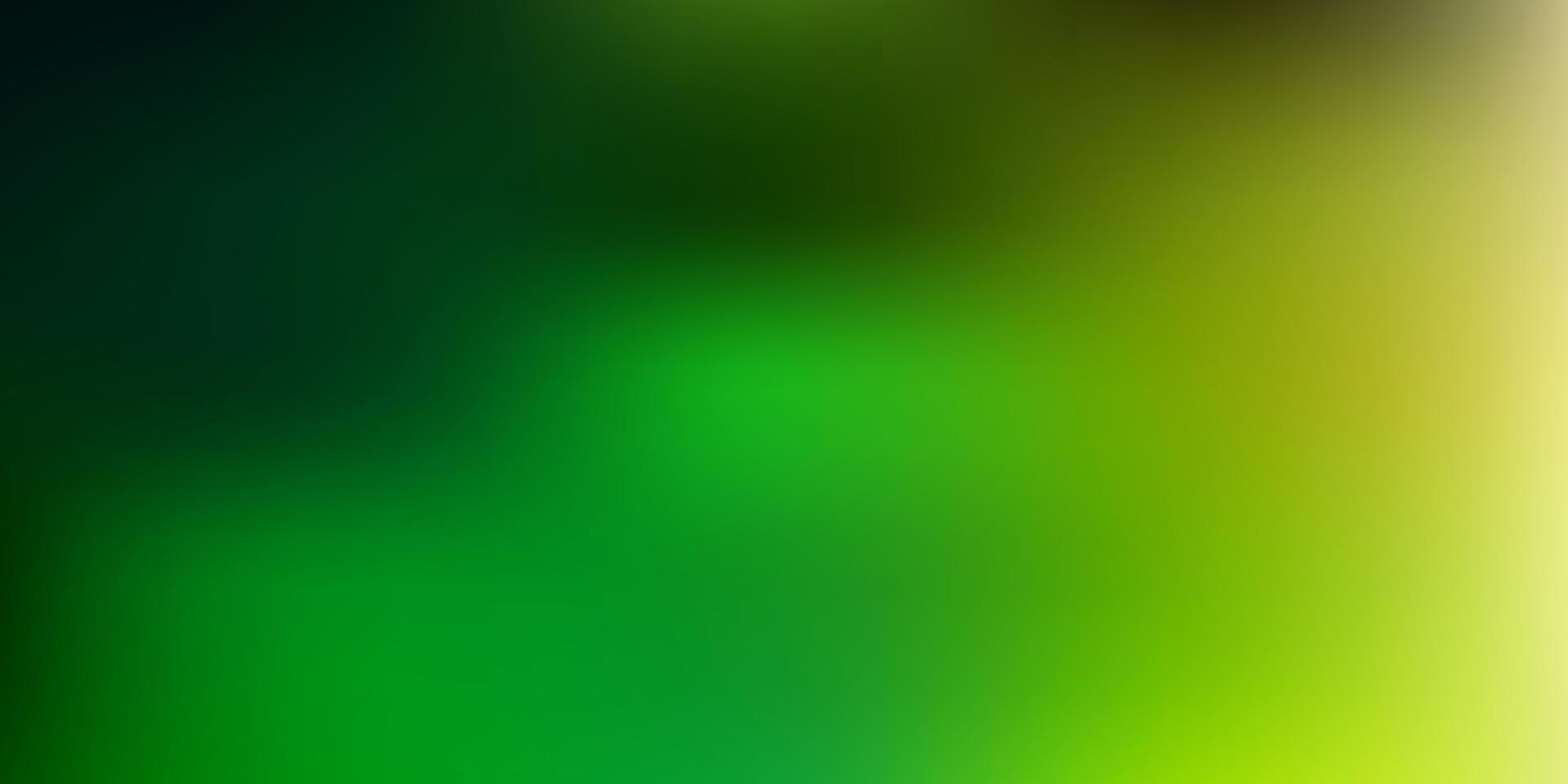 fundo de desfoque de gradiente verde e amarelo claro vetor