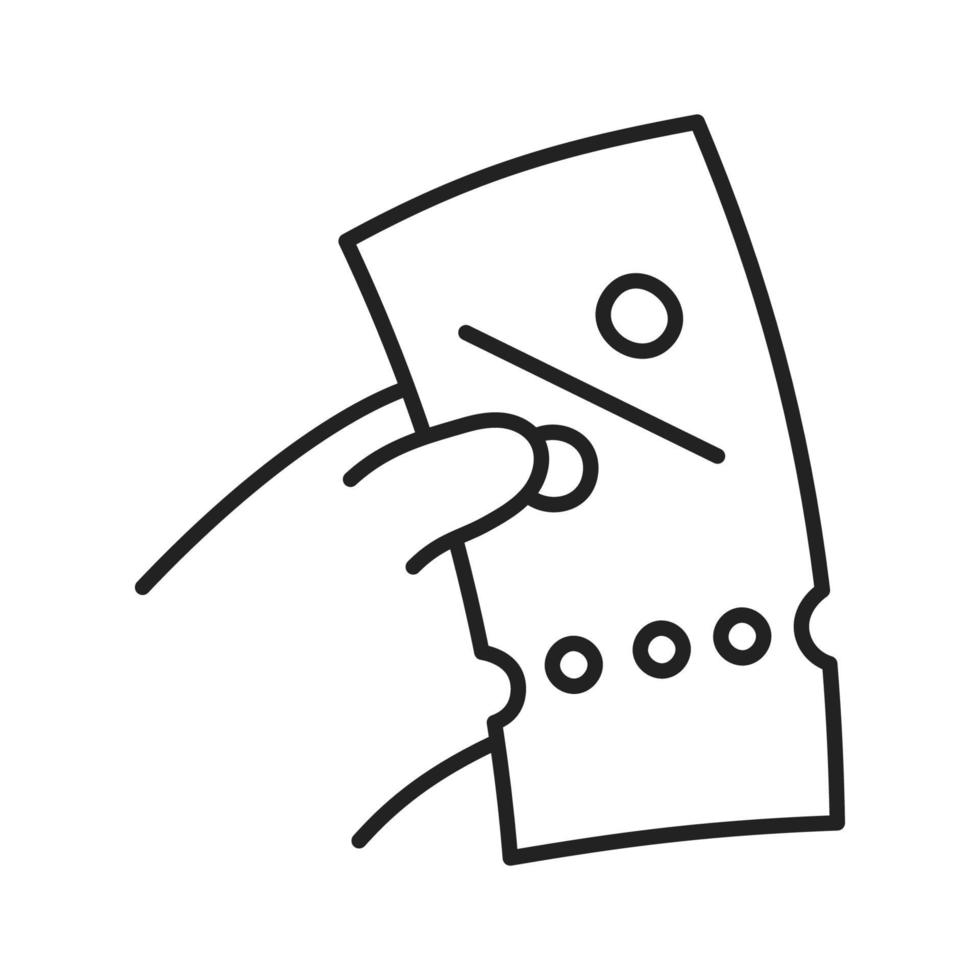 cupom. ícone de compras de doodle desenhado à mão. vetor