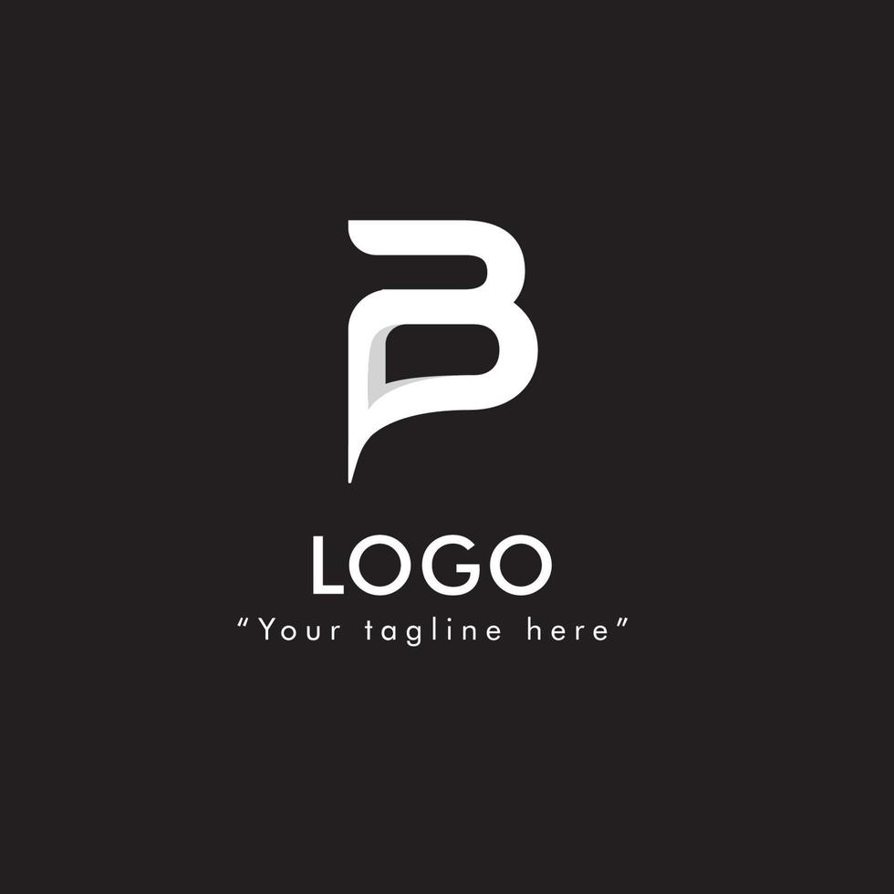 logotipo vinculado à letra inicial. utilizável para logotipos de negócios e branding. elemento de modelo de design de logotipo de vetor plano