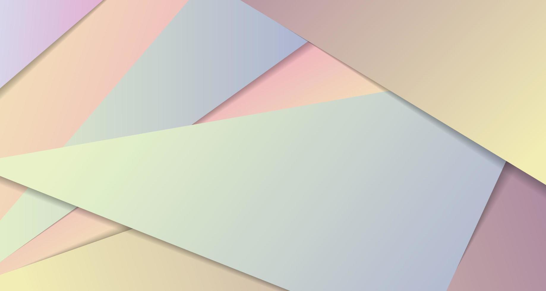 abstrato colorido gradiente triângulo geométrico de fundo de arte padrão de estilo de corte de papel. ilustração vetorial eps10 vetor