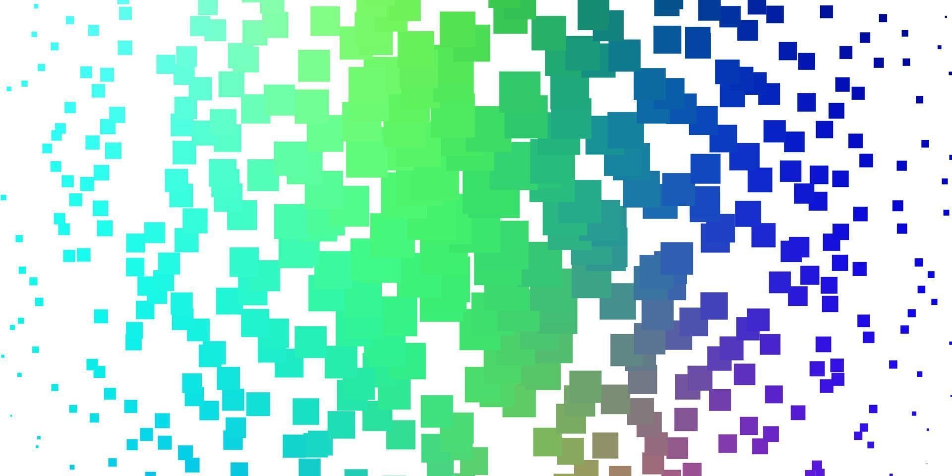 textura vector azul e verde claro em estilo retangular.