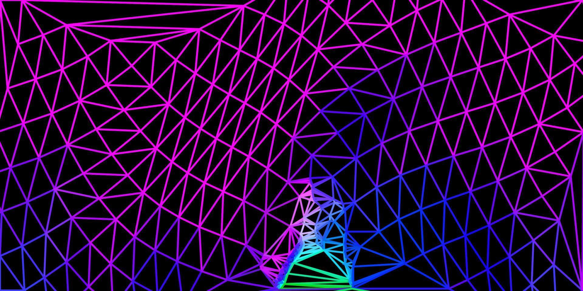 textura de triângulo poli vector rosa escuro, azul.