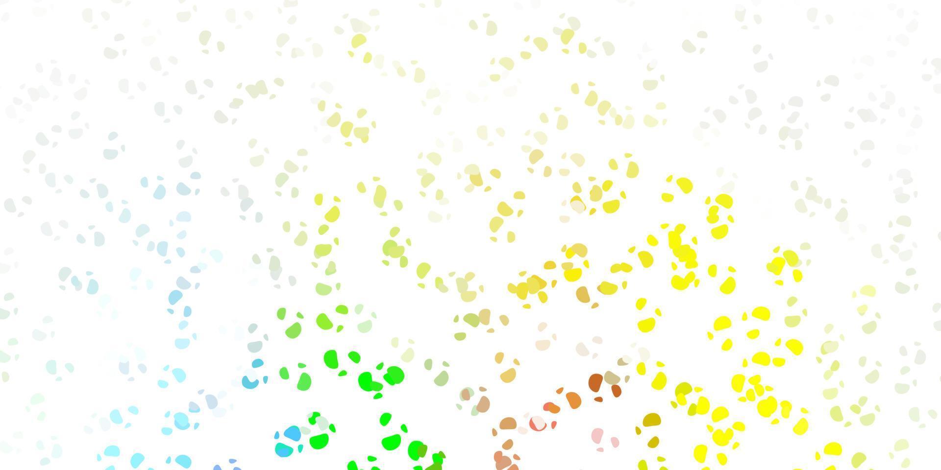modelo de vetor multicolor de luz com formas abstratas.