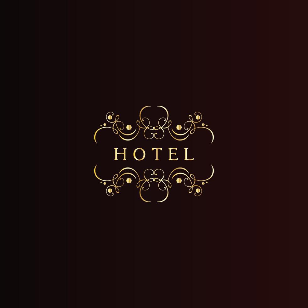 novo design de logotipo de luxo premium em vetor para restaurante, realeza, boutique, café, hotel, heráldica, joias, moda e outras ilustrações vetoriais