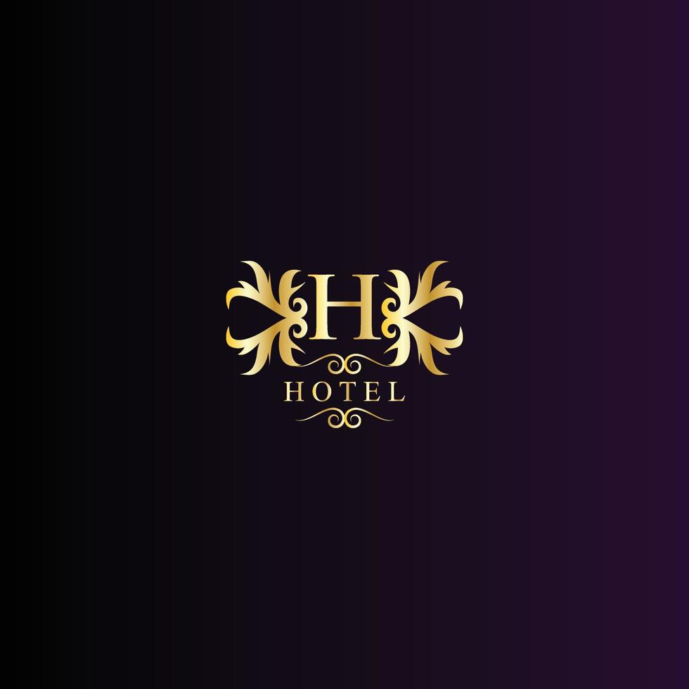 novo design de logotipo de luxo premium em vetor para restaurante, realeza, boutique, café, hotel, heráldica, joias, moda e outras ilustrações vetoriais