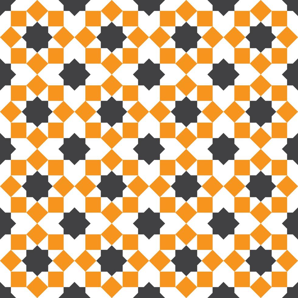 padrão islâmico sem costura colorido abstrato vetor