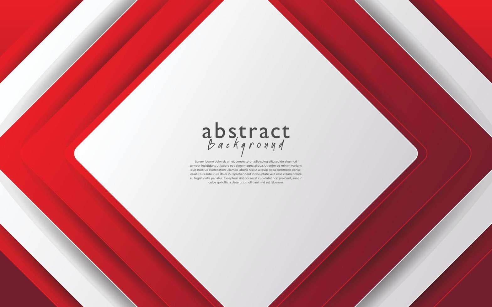 design moderno abstrato vermelho vetor