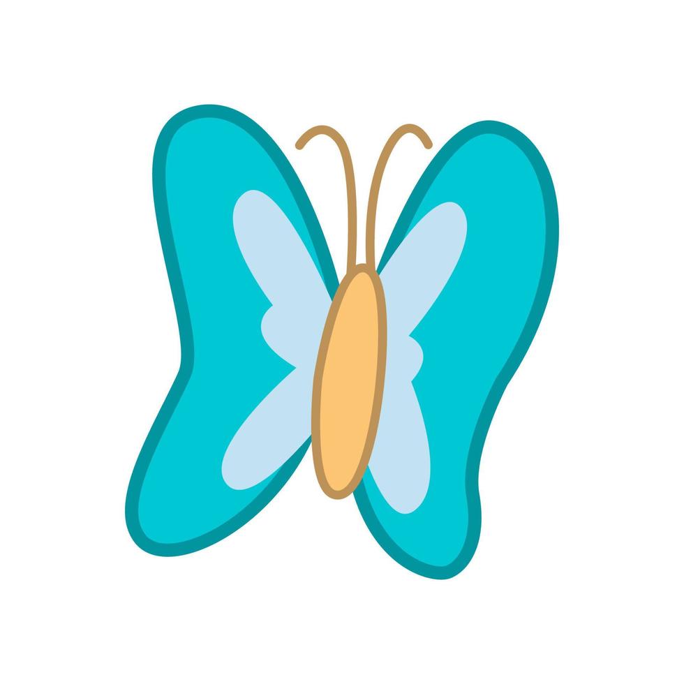 clip-art de borboleta com design de desenho animado vetor