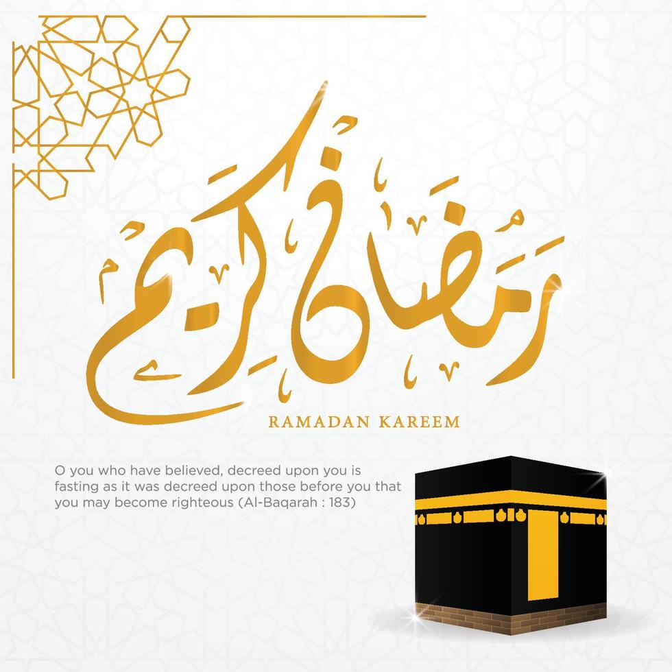 fundo islâmico ramadan kareem com mesquita e vetor de design de estilo de conceito islâmico eps 10, eid mubarak, hari raya, eid fitr, eid adha, hajj, umrah