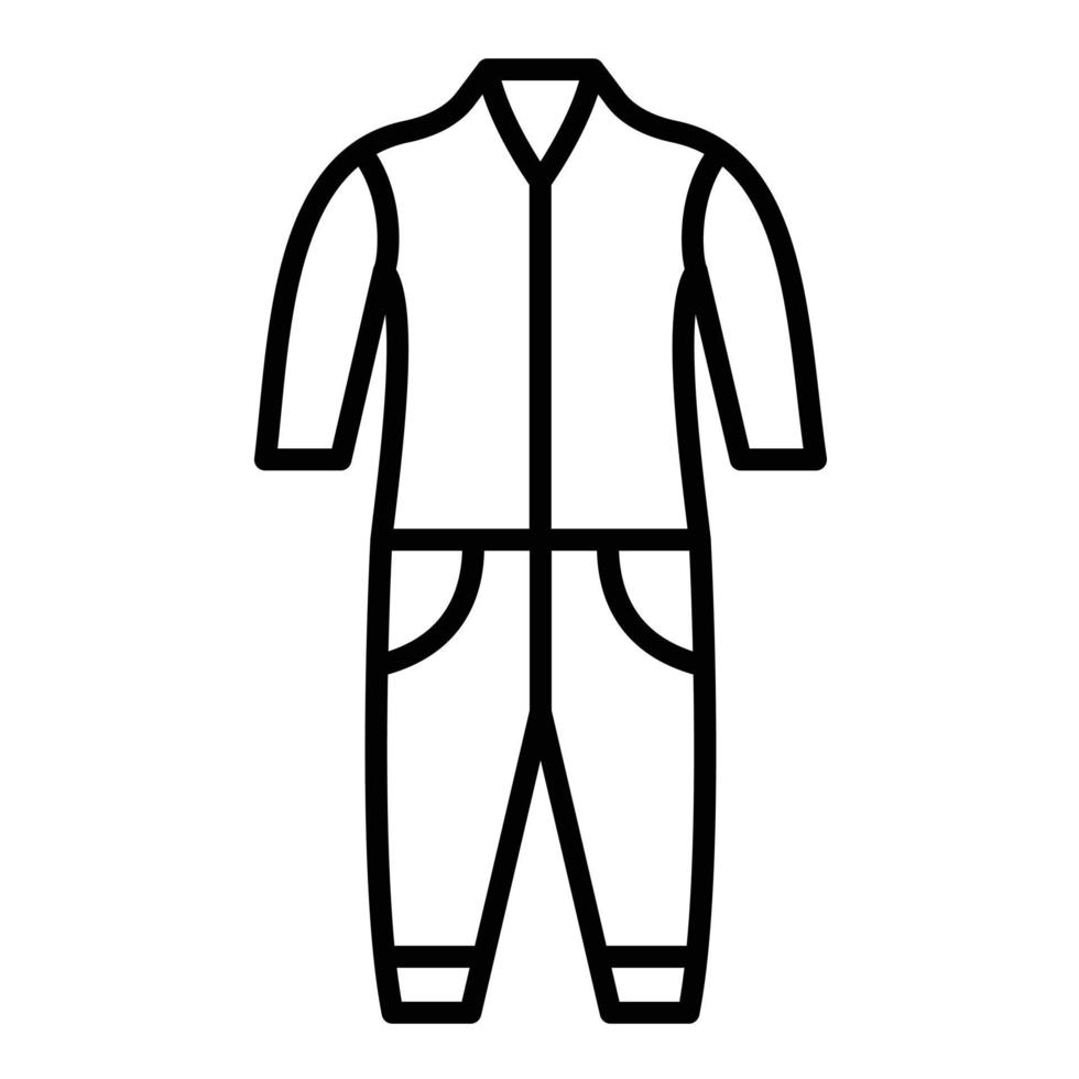 ícone geral da linha de roupas vetor