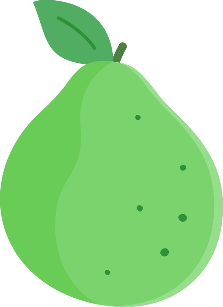ilustração de pomelo verde vetor