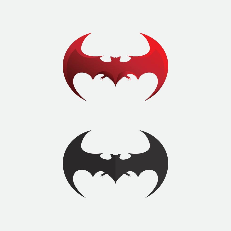animal e vetor do logotipo de morcego, asas, preto, halloween, vampiro, gótico, ilustração, desenho ícone de morcego