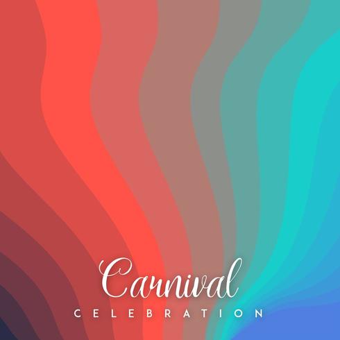 Fundo de celebração Barnival Vector Coloful