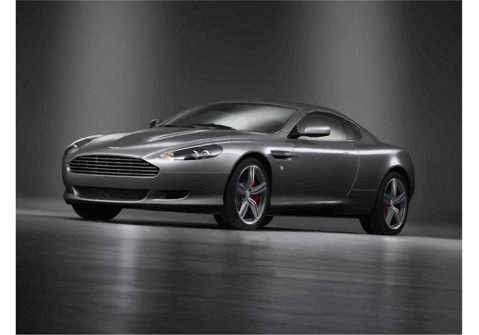 cool aston martin vetor