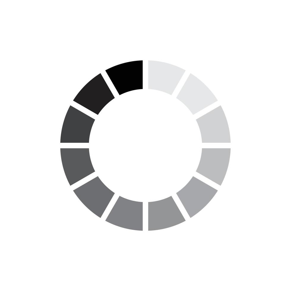 vetor de carregamento ícone modelo cor preta editável. vector carregamento ícone símbolo ilustração vetorial plana para design gráfico e web.
