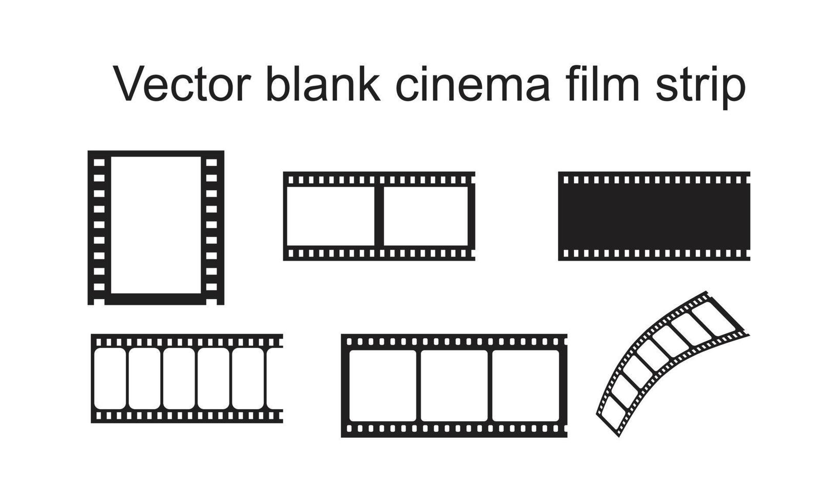 vetor modelo de ícone de história de filme de cinema em branco cor preta editável. vector a ilustração em vetor plana do ícone da história do filme do cinema em branco para design gráfico e web.