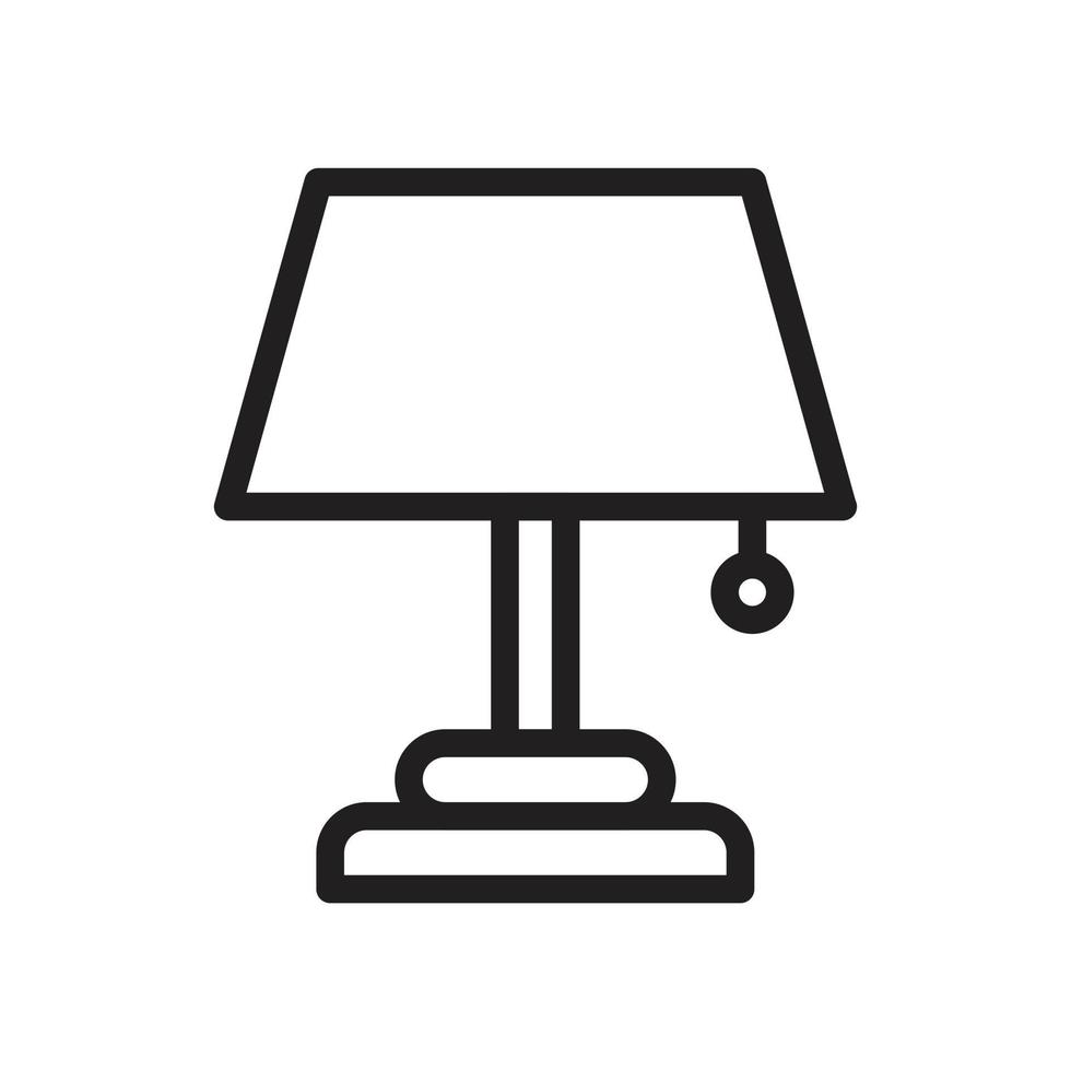 modelo de ícone de lâmpada cor preta editável. lâmpada ícone símbolo ilustração vetorial plana para design gráfico e web. vetor