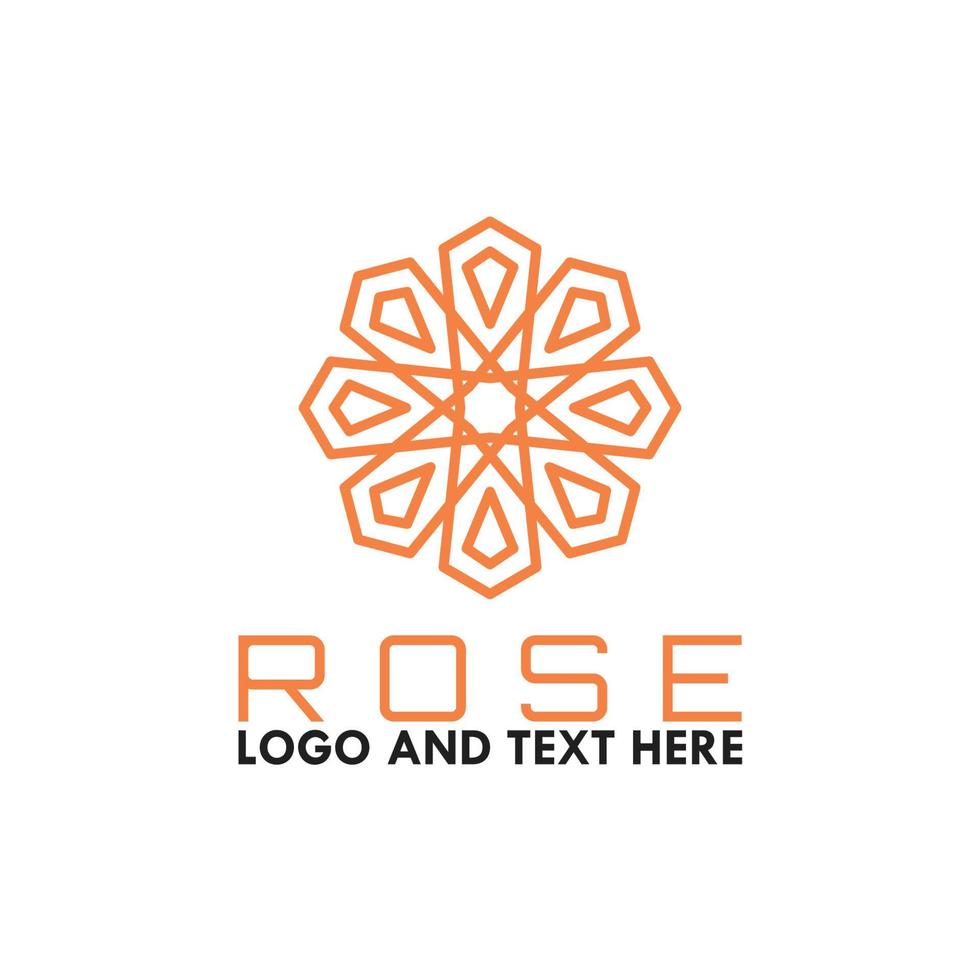 vetor de logotipo rosa