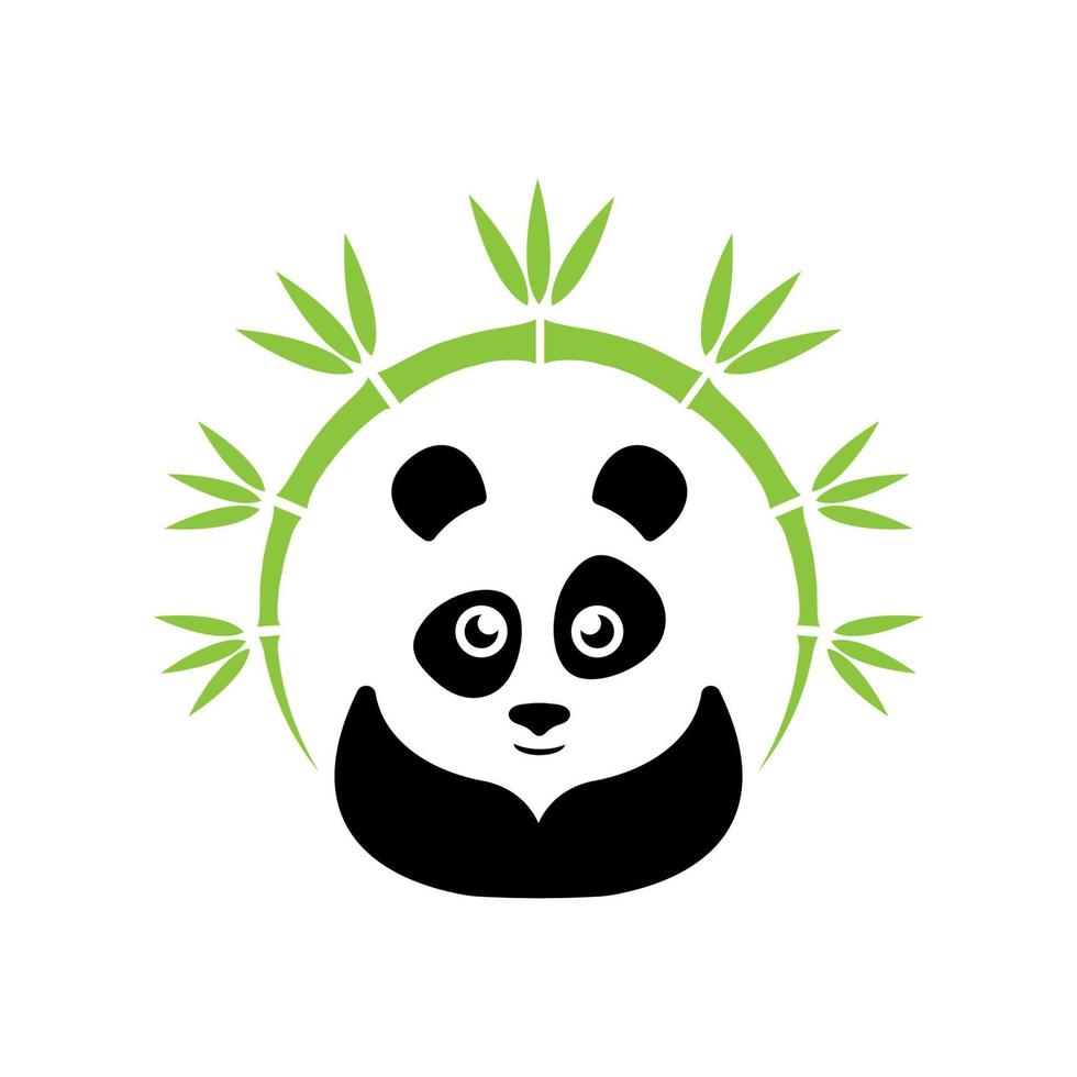 design de ícone de panda vetor