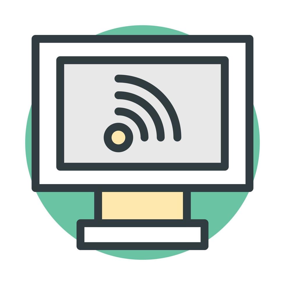conceitos de wi-fi para computador vetor