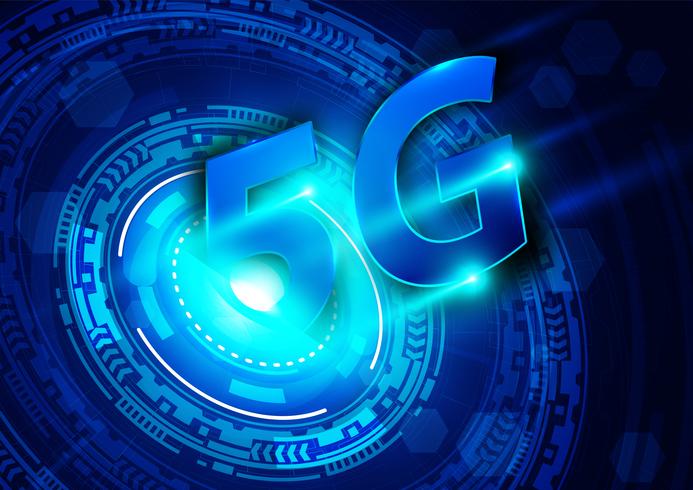 5G novo fundo de conexão sem fio à Internet wifi vetor