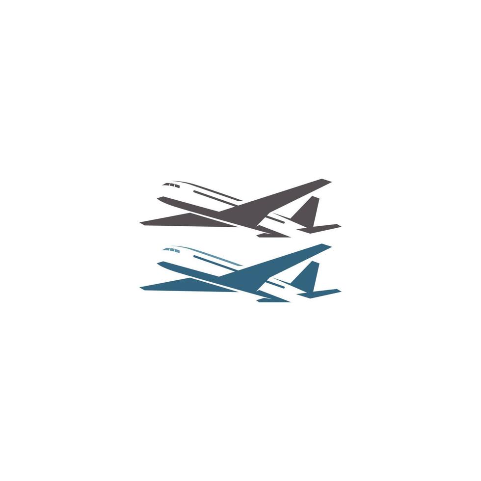 vetor de modelo de design de logotipo de ícone de avião
