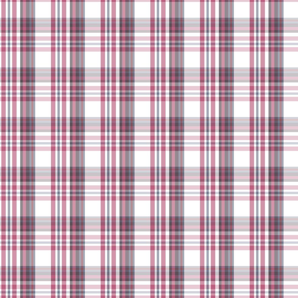 vetor de búfalo de padrão xadrez tartan, papel de parede de fundo de tecido