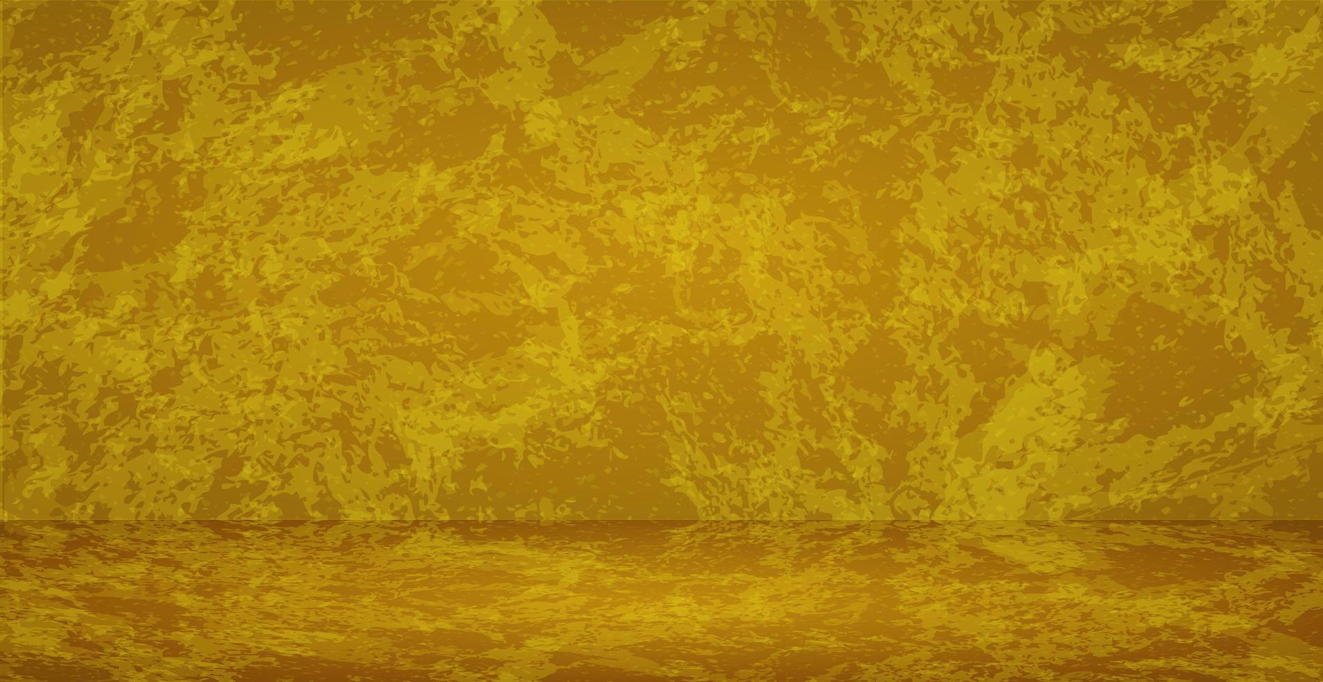 textura de modelo de web de estúdio grunge amarelo - vetor