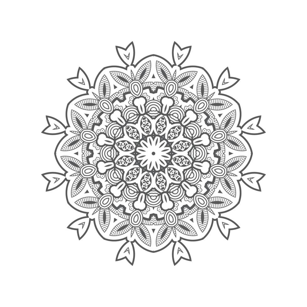 lindo vetor de mandala para design