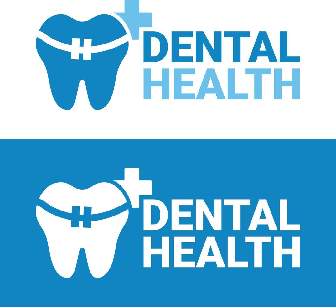 logo saúde dental vetor