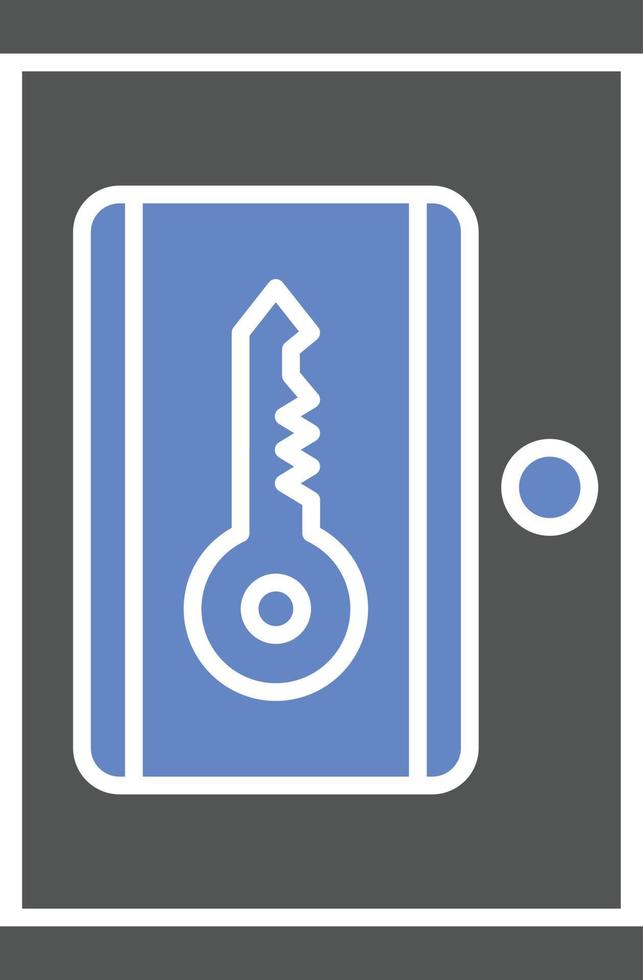 estilo de ícone de porta inteligente vetor