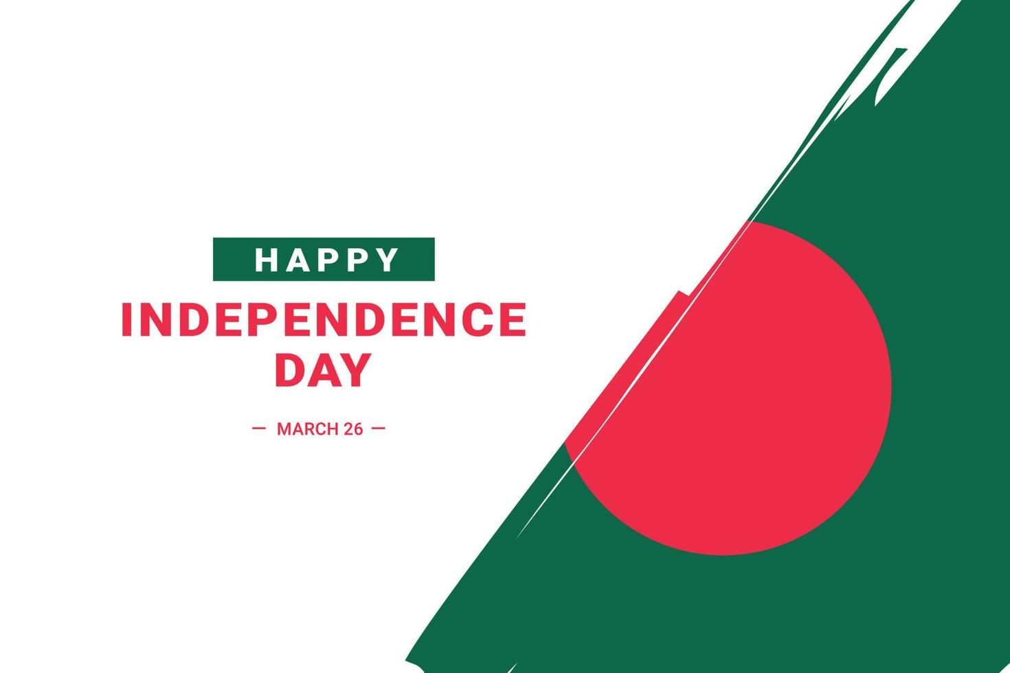 dia da independência de bangladesh vetor