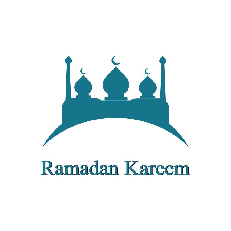 ilustração em vetor ícone de fundo do logotipo do ramadã