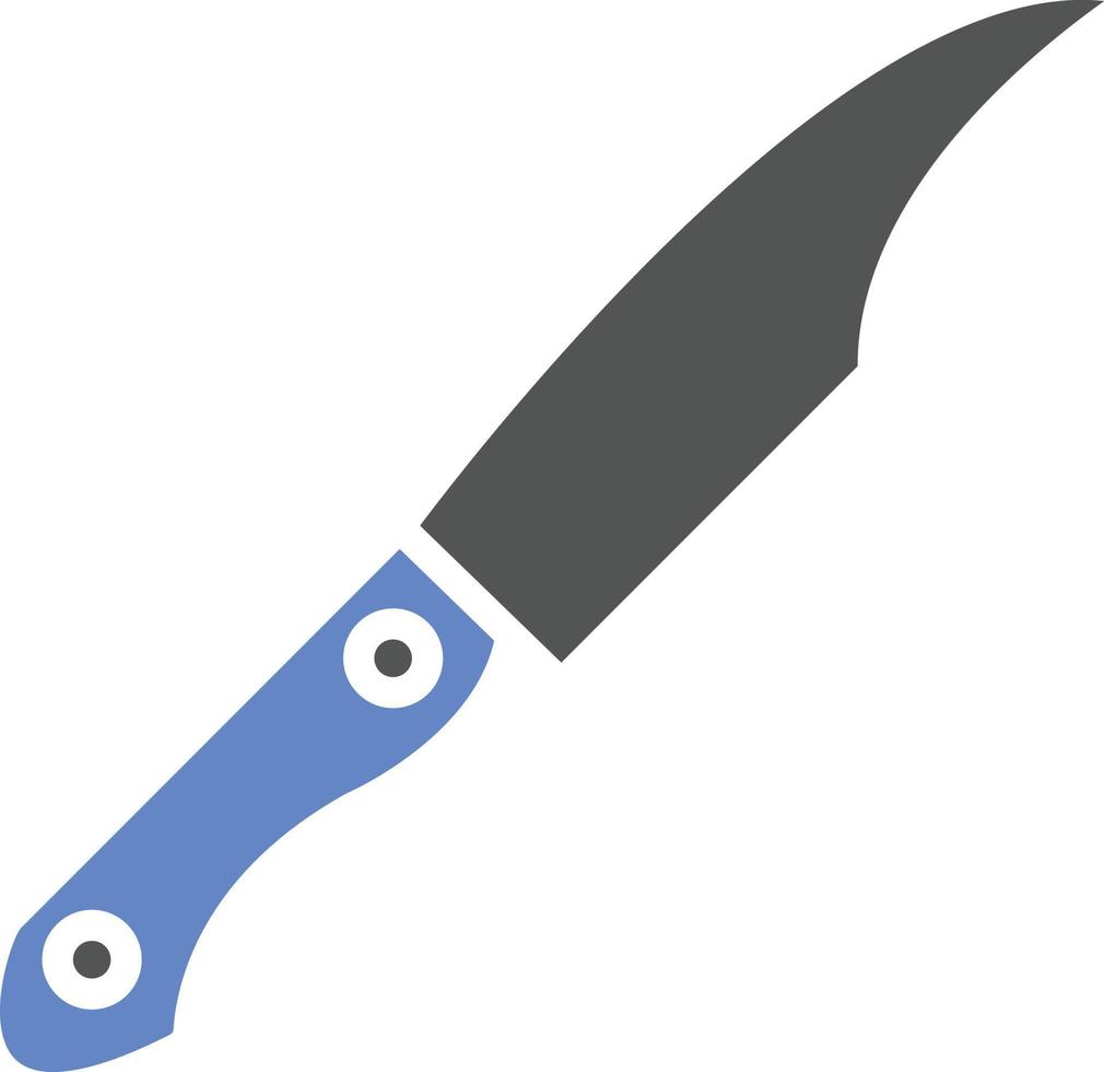 estilo de ícone de faca vetor