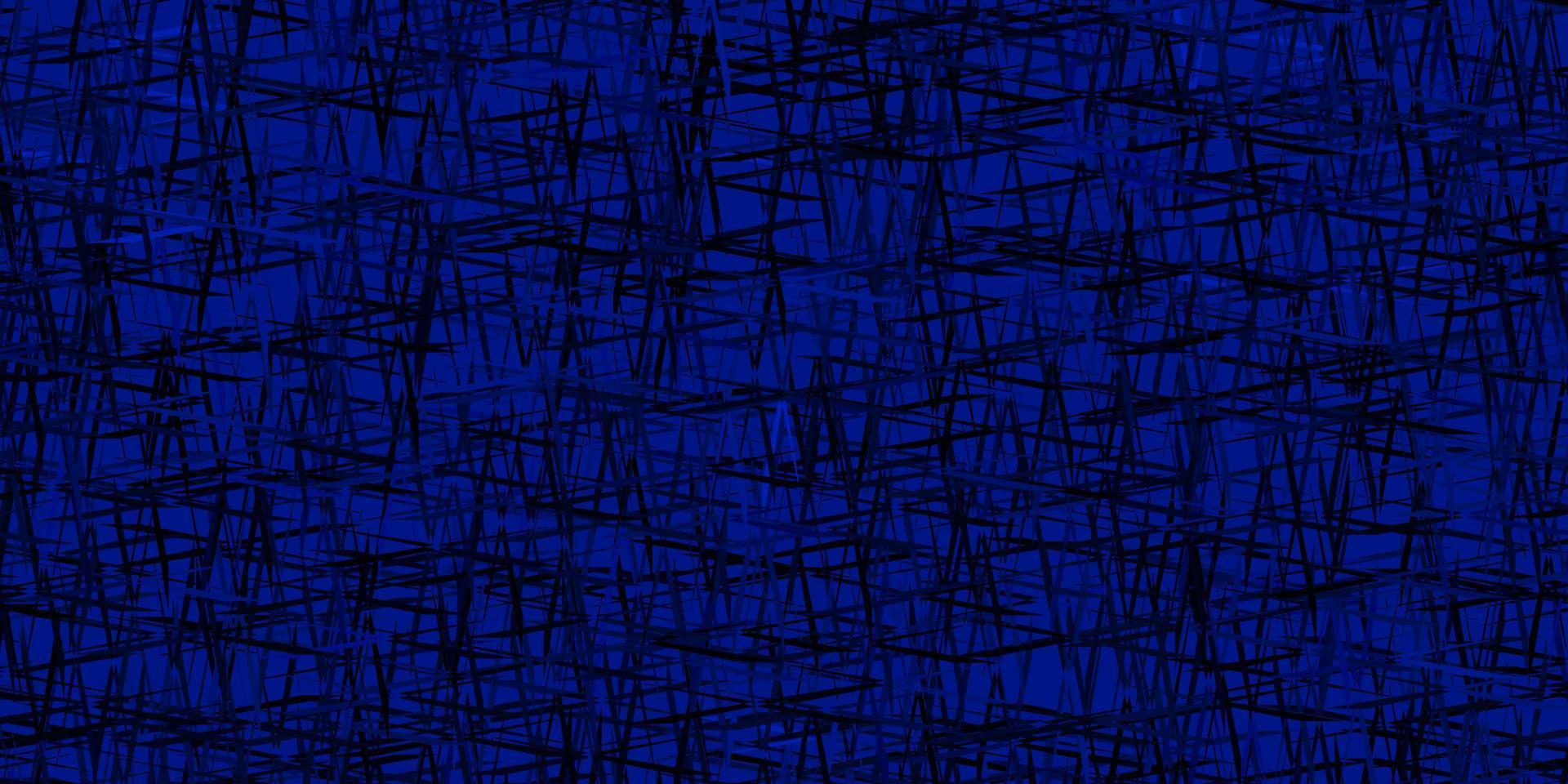 textura vector azul escuro com linhas coloridas.