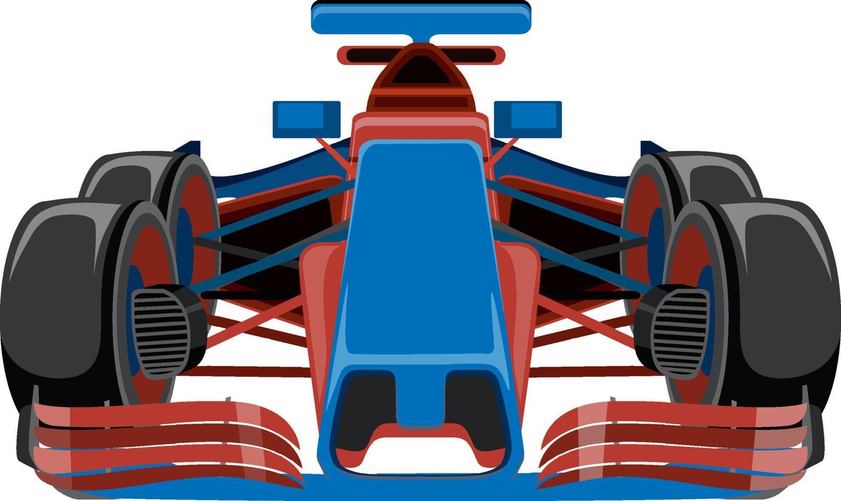 carro de corrida de fórmula azul vetor