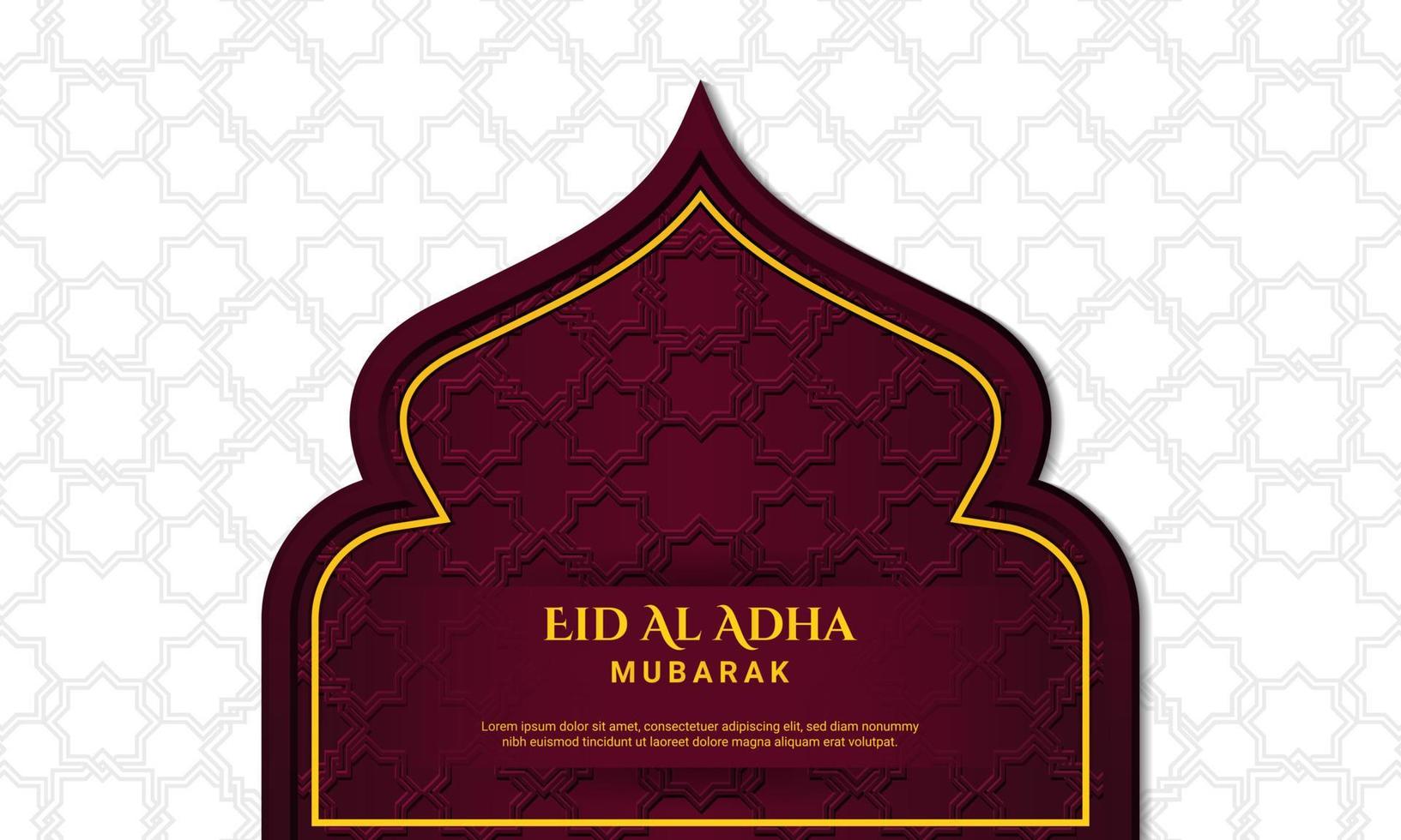 fundo eid al adha. apto para cartão, papel de parede e outros. vetor