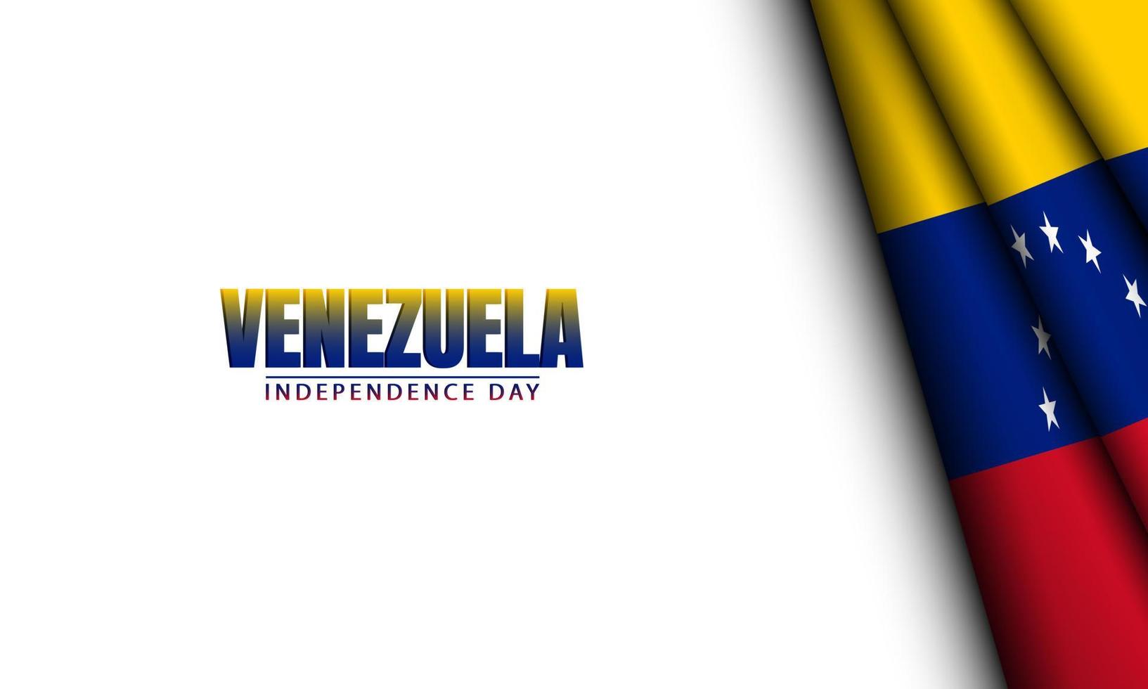 fundo do dia da independência da venezuela. vetor