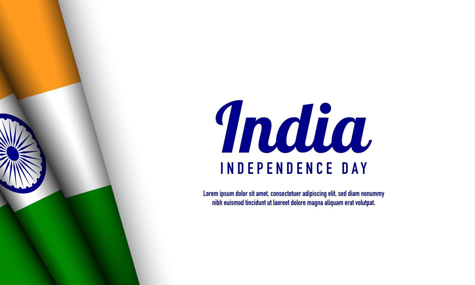 fundo do dia da independência da índia. vetor