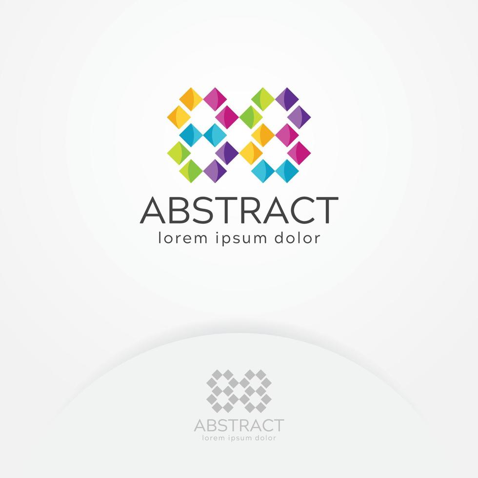 design de logotipo abstrato vetor