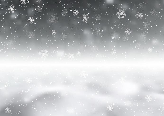 Sombrio Tempestade de neve Natal Background vetor