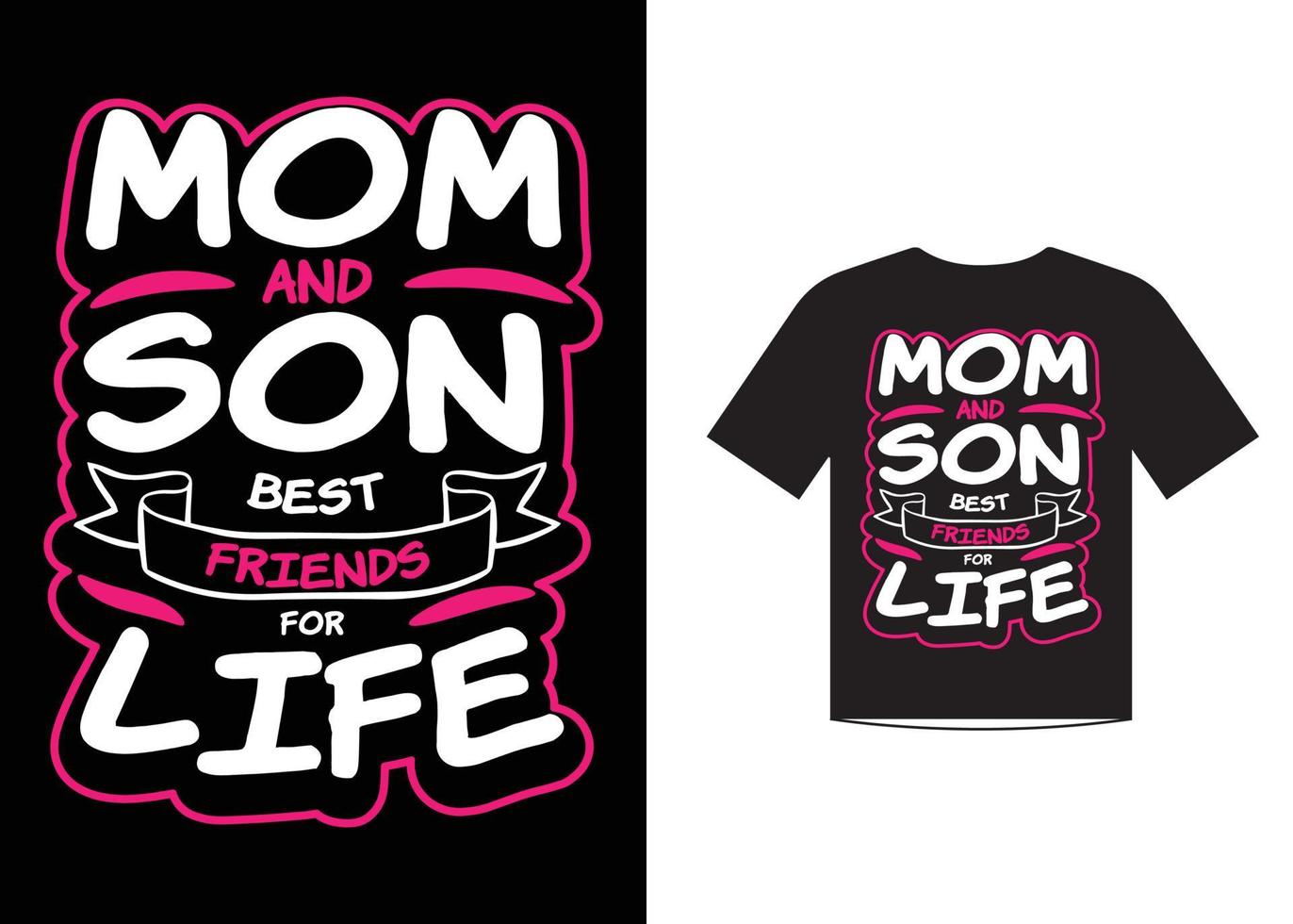 vetor de modelo de design de camiseta de citações de amor de dia das mães para feliz dia das mães