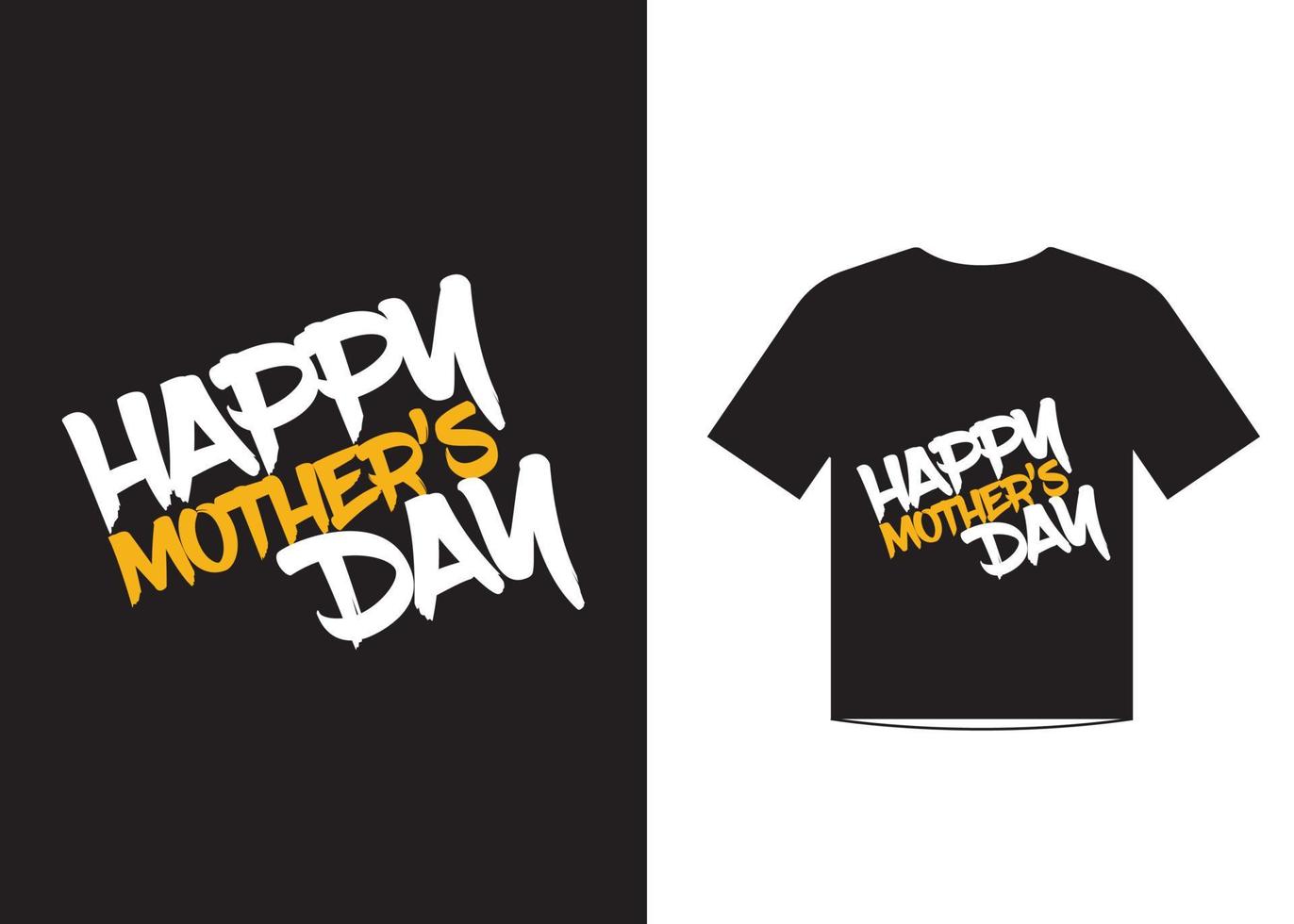 vetor de modelo de design de camiseta de citações de amor de dia das mães para feliz dia das mães