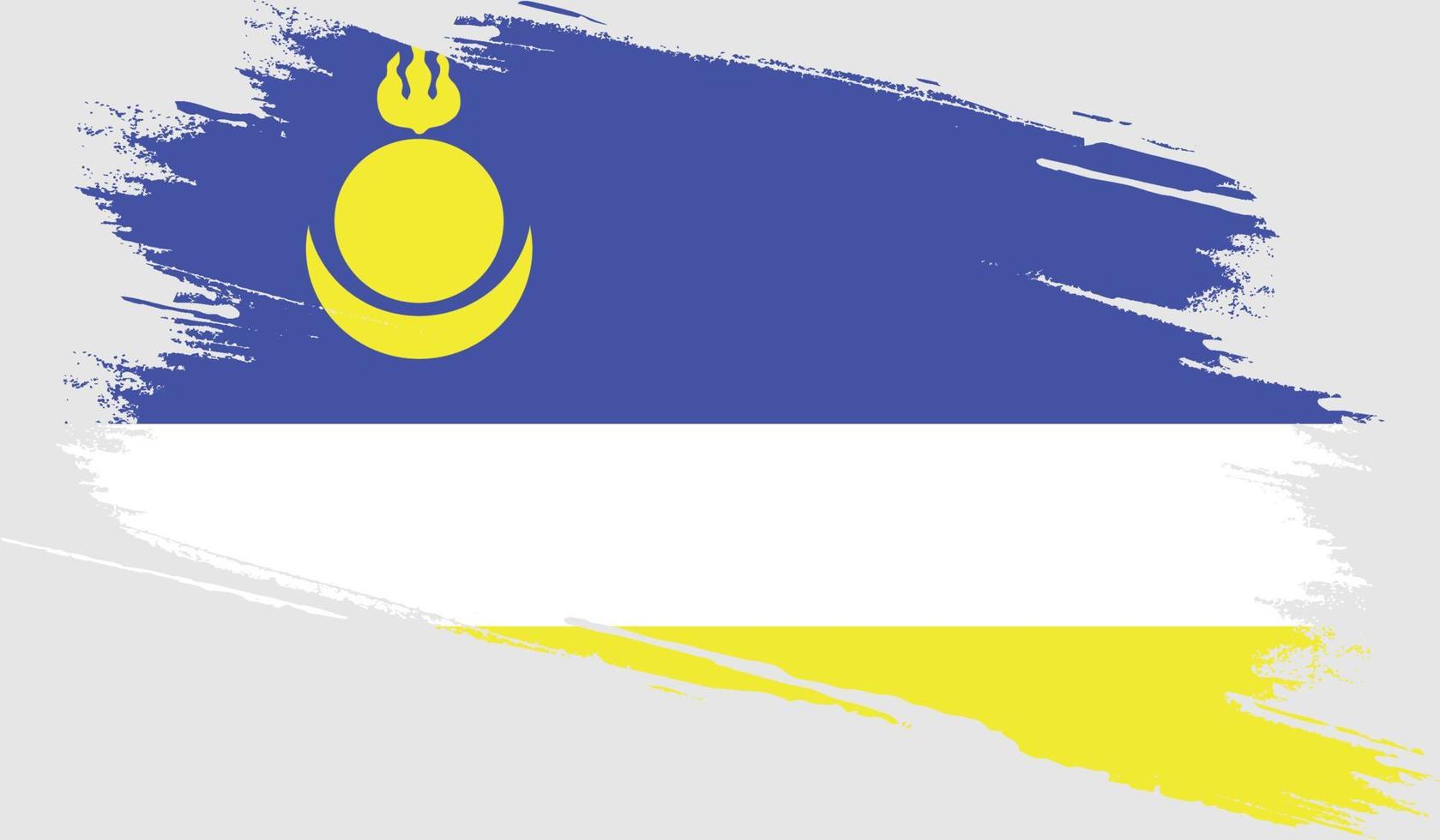 bandeira da Burácia com textura grunge vetor