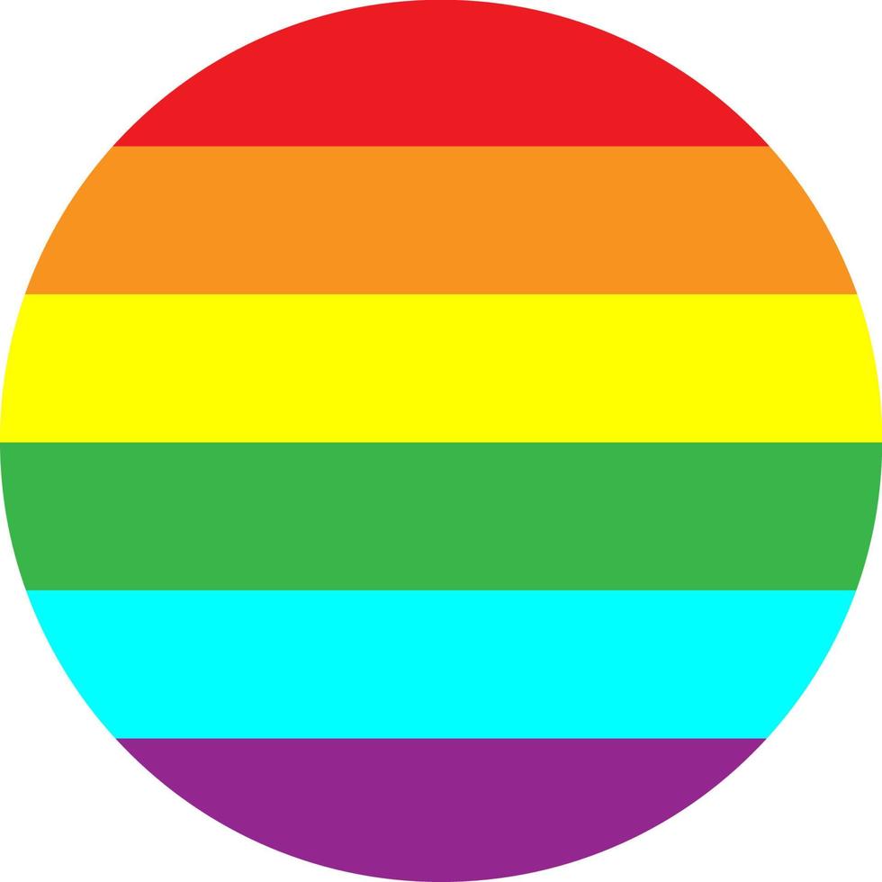 cor do arco-íris em forma de círculo para modelo, banner e plano de fundo. vetor