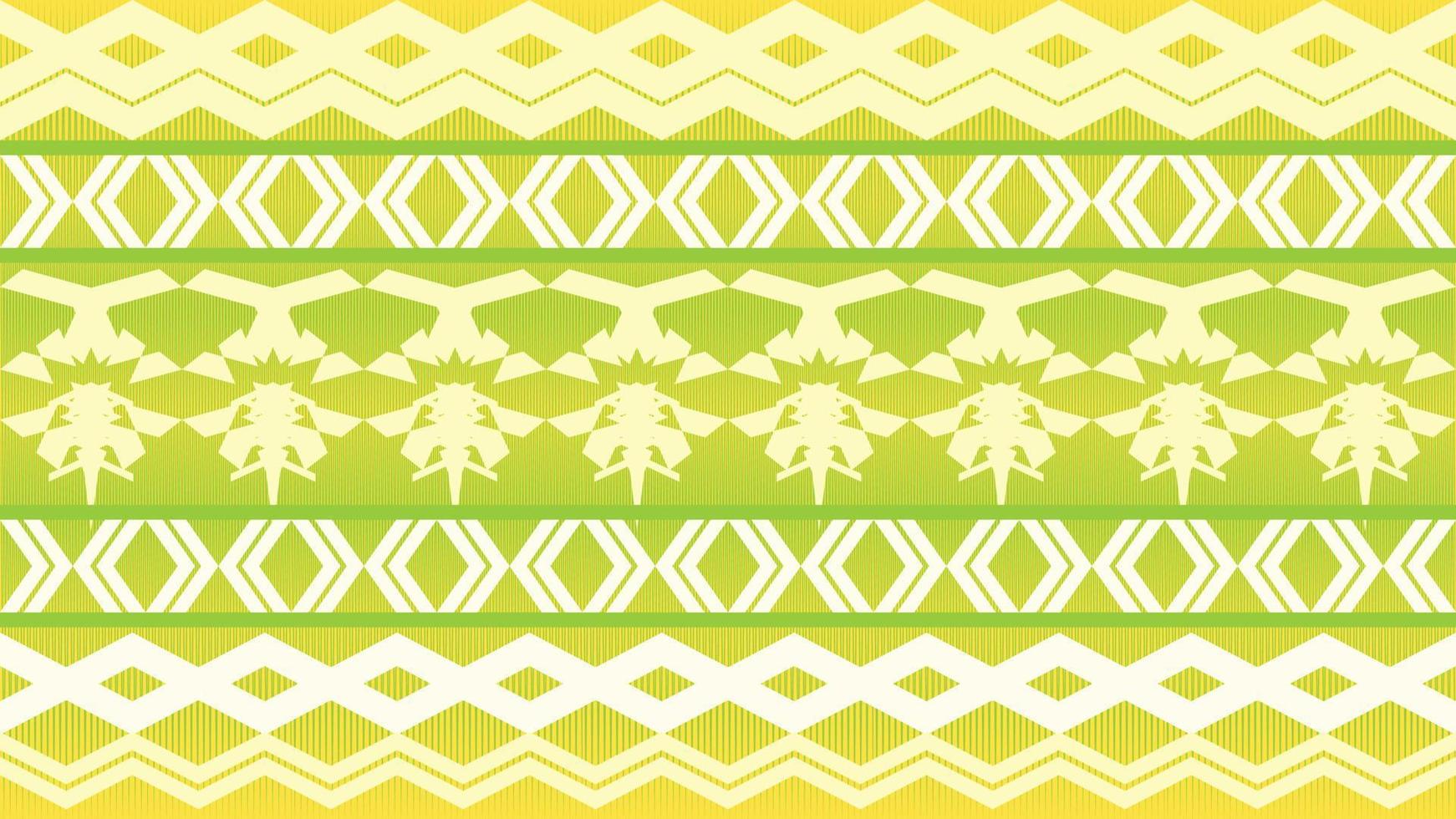 fundo abstrato de design de padrão geométrico, padrão geométrico oriental amarelo, tapete, tecido, ilustração 2d vetor