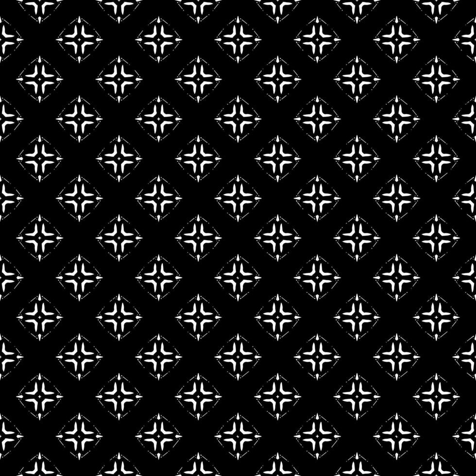 textura padrão sem costura preto e branco. design gráfico ornamental em tons de cinza. ornamentos de mosaico. modelo de padrão. ilustração vetorial. eps10. vetor